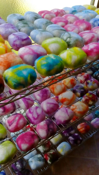 How does felted soap work?