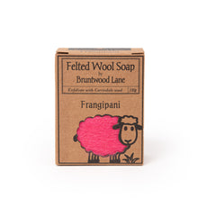 Load image into Gallery viewer, Frangipani Felted Wool Soap