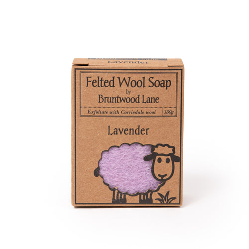 Lavender Felted Wool Soap