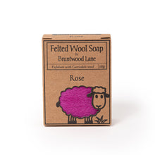 Load image into Gallery viewer, Rose Felted Wool Soap