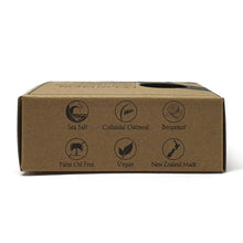 Load image into Gallery viewer, ocean clean palm oil free soap by Bruntwood Lane - Marlborough Sea Salt, Colloidal Oatmeal, Bergamot essential oil, Palm Oil-free, Vegan friendly, made in New Zealand