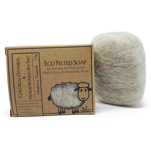 Colloidal Oatmeal & Marlborough Sea Salt Eco Felted Soap